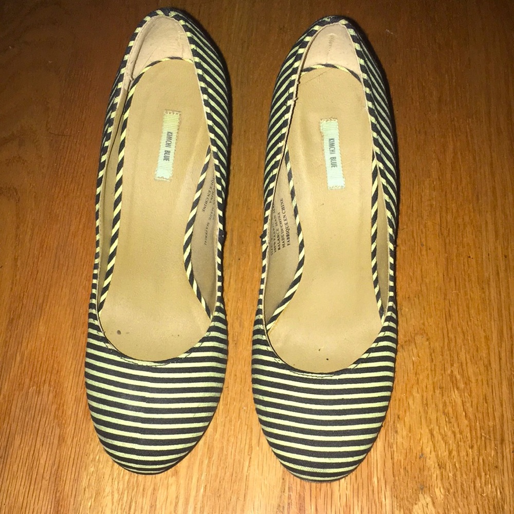 Kimchi Blue Striped Heels